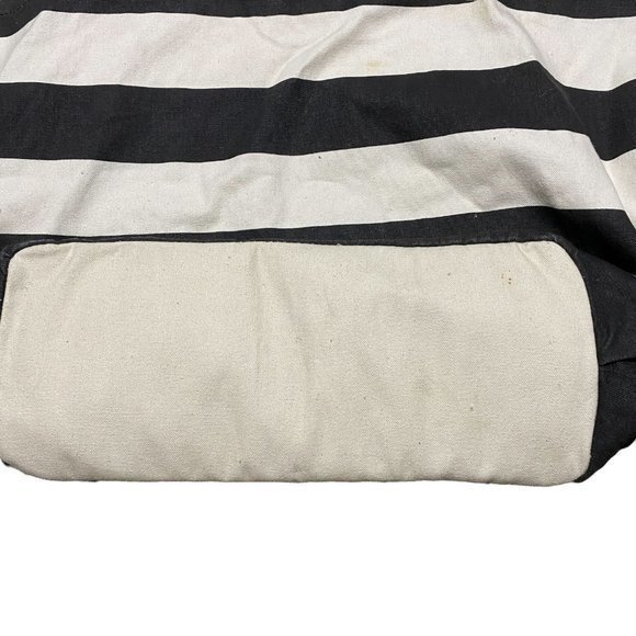 San Francisco Giants MLB Genuine Merchandise‎ Striped Tote Bag Black Cream Pink - Picture 6 of 9